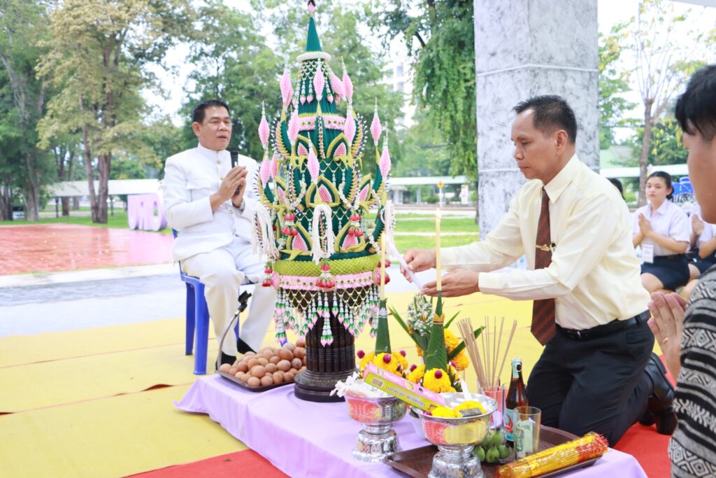 พิธีบายศรีสู่ขวัญ น้องใหม่คณะพยาบาลศาสตร์